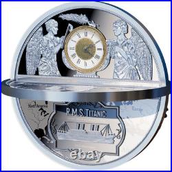 2022 Niue Titanic Catastrophe 100th Ann 2 oz Silver 3D Shaped Proof Coin