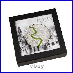 2022 Palau 3 oz Proof Silver Tiffany Art Metropolis Roma Coin. 999 Fine withBox