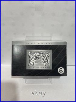 2022 S US Mint ANNUAL 10 Coin SILVER Proof Set with Box and COA 2022 S US Mint ANNUAL 10 Coin SILVER Proof Set with Box and COA