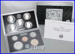 2022 S US Mint ANNUAL 10 Coin SILVER Proof Set with Box and COA
