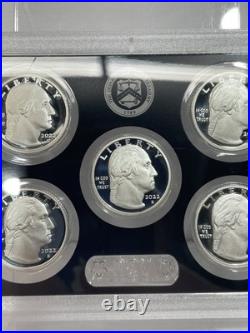 2022 S US Mint ANNUAL 10 Coin SILVER Proof Set with Box and COA 2022 S US Mint ANNUAL 10 Coin SILVER Proof Set with Box and COA