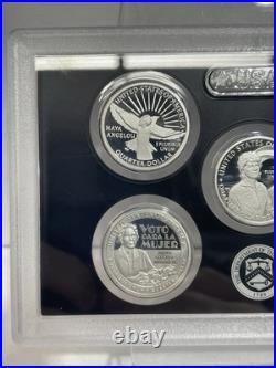 2022 S US Mint ANNUAL 10 Coin SILVER Proof Set with Box and COA 2022 S US Mint ANNUAL 10 Coin SILVER Proof Set with Box and COA