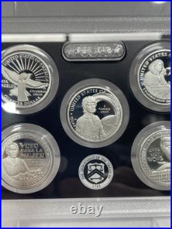2022 S US Mint ANNUAL 10 Coin SILVER Proof Set with Box and COA 2022 S US Mint ANNUAL 10 Coin SILVER Proof Set with Box and COA