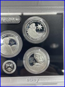 2022 S US Mint ANNUAL 10 Coin SILVER Proof Set with Box and COA 2022 S US Mint ANNUAL 10 Coin SILVER Proof Set with Box and COA