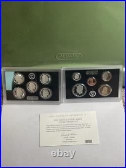 2022-S US Mint Silver Proof Set with COA & Box 10 Coins. 999 United States