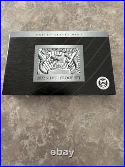 2022 S U. S. Mint Silver 10 Coin Proof Set With Box & COA