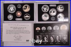 2022-S U. S. Mint Silver 10 Coin Proof Set With Box & COA