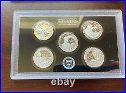 2022 S United States Mint Silver Proof Set w Box & COA (10 Coin Set)