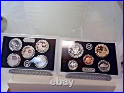 2022 Silver Proof Set U. S. Mint Box COA 10 coin 5 American Women Silver Quarter