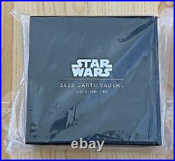 2022 Star Wars Darth Vader 3 oz Silver Proof Niue Mintage 2000 with Box COA New