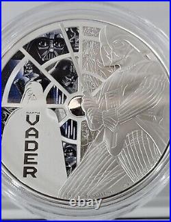 2022 Star Wars Darth Vader 3 oz Silver Proof Niue Mintage 2000 with Box COA New