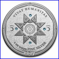 2022 Tokelau 1 oz Proof Silver $5 Vivat Humanitas (with Box & COA) SKU#255652