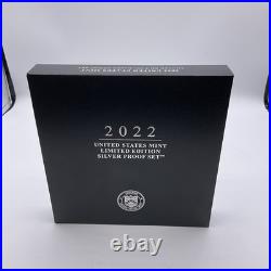 2022 United States LIMITED EDITION Silver Proof Set In Original Box With COA