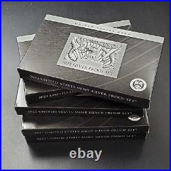 2022 United States Silver Proof Set OGP Box COA 10 Coins with Womens Quarters FULL