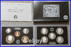 2022 Us Mint Silver Proof Set 10 Coins With Box And Coa