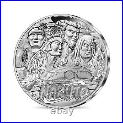 2023 10 Naruto. 999 Silver Proof Coin with Box and COA (OGP) 5000 Mintage