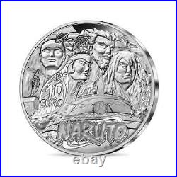 2023 10 Naruto. 999 Silver Proof Coin with Box and COA (OGP) 5000 Mintage 2023 10 Naruto. 999 Silver Proof Coin with Box and COA (OGP) 5000 Mintage