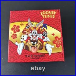 2023 $10 Niue 3oz Silver Proof Bugs Bunny box#112 of 1000 mint Year of Rabbit