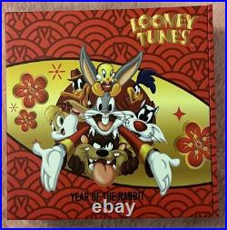 2023 $10 Niue 3oz Silver Proof Bugs Bunny box#687 of 1000 mint Year of Rabbit