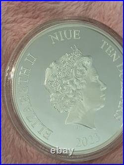 2023 $10 Niue 3oz Silver Proof Bugs Bunny box#687 of 1000 mint Year of Rabbit