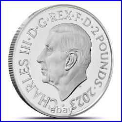 2023 1 oz Proof British Silver Commemorative Britannia Coin (Box, CoA)