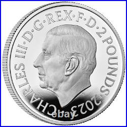 2023 1 oz Proof British Silver Morgan Le Fay Coin (Box, CoA)