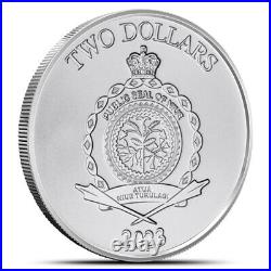 2023 1 oz Proof Niue Silver Seasons Greetings Marvel Coin (Box, CoA)