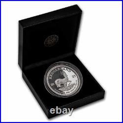 2023 2 oz Proof South African Silver Krugerrand Coin (Box, CoA) only 10k made
