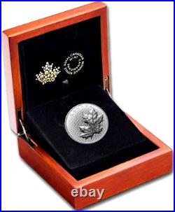 2023 5 oz Silver Proof Canadian Maple Leaves In Motion Coin Box/Coa 2023 5 oz Silver Proof Canadian Maple Leaves In Motion Coin Box/Coa