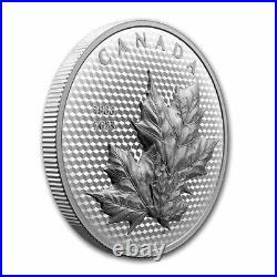 2023 5 oz Silver Proof Canadian Maple Leaves In Motion Coin Box/Coa