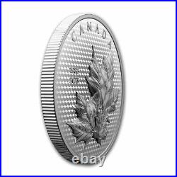 2023 5 oz Silver Proof Canadian Maple Leaves In Motion Coin Box/Coa