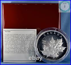 2023 5oz Proof Canadian Silver Maple Leaves In Motion Coin (Box, CoA)
