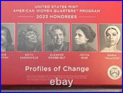 2023 American Women Quarters Silver Proof Set OGP, COA withError And Corrected Box 2023 American Women Quarters Silver Proof Set OGP, COA withError And Corrected Box