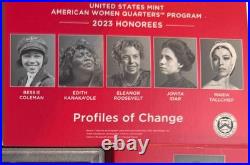 2023 American Women Quarters Silver Proof Set OGP, COA withError And Corrected Box 2023 American Women Quarters Silver Proof Set OGP, COA withError And Corrected Box