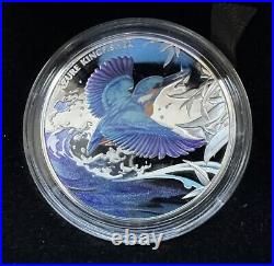 2023 Azure Kingfisher 1 Oz Silver Proof Coin. 999 Fine With Box & COA