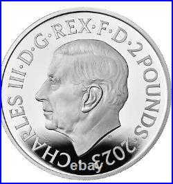 2023 Britannia 1 oz. 999 Silver Proof Coin VERY EARLY STRIKE 70/3450 Box & COA