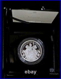 2023 Britannia Silver Proof 2 oz UK Coin With OGP Box & COA Only 1000 Minted