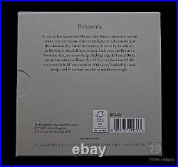 2023 Britannia Silver Proof 2 oz UK Coin With OGP Box & COA Only 1000 Minted