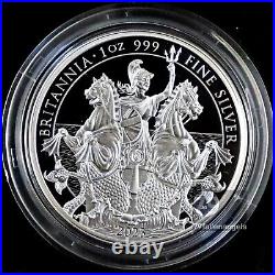 2023 Britannia Silver Proof Coin 1 oz OGP Box & COA ONLY 3450 Minted! RARE 2023 Britannia Silver Proof Coin 1 oz OGP Box & COA ONLY 3450 Minted! RARE