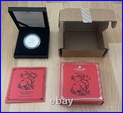 2023 British Great Britain 1 oz Silver Proof Lunar Year of Rabbit BOX COA New