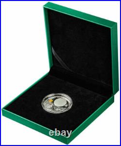 2023 Burundi Year of the Rabbit 2oz Silver Proof Coin with Jadestone