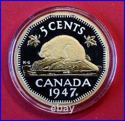 2023 Canada 1947 5 Cent Maple Leaf Recreation, 2 oz. Silver Proof Box/COA 2023 Canada 1947 5 Cent Maple Leaf Recreation, 2 oz. Silver Proof Box/COA