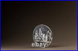 2023 Cook Islands Big City Lights Sydney 1oz Silver Colored Proof Coin