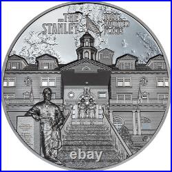 2023 Cook Islands Most Haunted Places The Stanley 2oz Silver Black Proof Coin