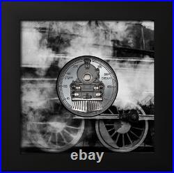 2023 Cook Islands The Journey Steam Dream Train 2oz Silver Black Proof Coin
