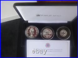 2023 Fine Silver Proof Samoa $5, $2, $1 Coin Box Set Coa King Charles Coronation