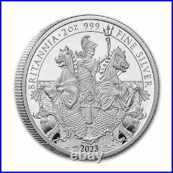 2023 Great Britain 2 oz Silver Proof Britannia (with Box & COA) SKU#272986