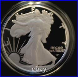 2023 Limited Edition Silver Proof Set -23RC CAMEO! 8 Coins-ASE Quarters, Box+OGP