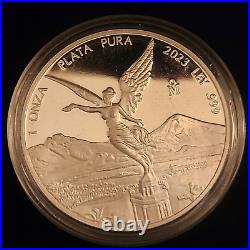 2023 Mexico 5-Coin Libertad Silver Proof Set (1.9 oz Total) Wood Box Rare 2023 Mexico 5-Coin Libertad Silver Proof Set (1.9 oz Total) Wood Box Rare