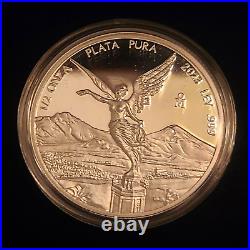 2023 Mexico 5-Coin Libertad Silver Proof Set (1.9 oz Total) Wood Box Rare 2023 Mexico 5-Coin Libertad Silver Proof Set (1.9 oz Total) Wood Box Rare